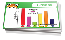 3rd grade data and graphs cards - For math card games and math board games on third grade math