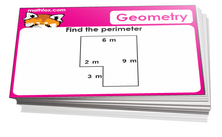 5th grade math cards on geometry - For math card games and board games