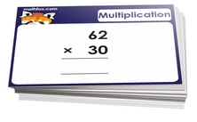 5th grade math cards on multiplication - For math card games and board games