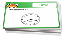 6th grade math time cards - For math cards games and board games
