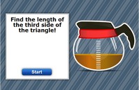 Find Triangle Sides Using Pythagorean Theorem Game