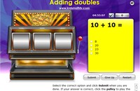Adding Doubles Slot Machine Game