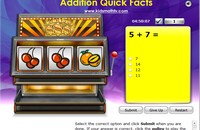Addition Slot Machine Game