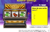 Spelling Numbers Slot Machine Game