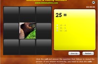 Subtraction and Making Numbers Hidden Pictures Game