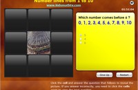 Number Line Up to 10 Game