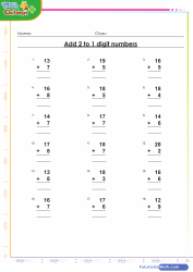 easy math worksheets for grade 1