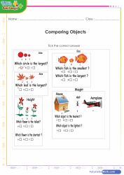 Comparisons Shuffled Objects