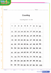 Counting Up to 100 with Numbers