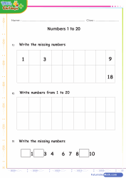 Numbers Fill Missing Number