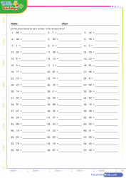 Free Grade 1 math worksheets pdf downloads