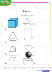 Geometry Shapes Cones Cubes
