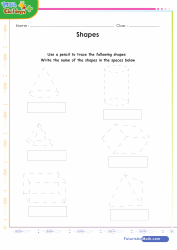 Learn to Trace Shapes