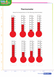 Meaurements Reading Thermometers