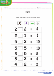 Find Signs to Make Equations Balance