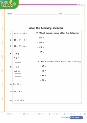 Mixed Operations 1