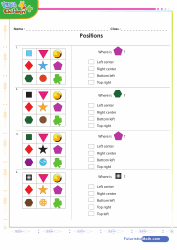 Locate in a 3 By 3 Grid Sheet 2