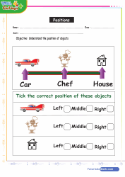 Positions Left Middle Right