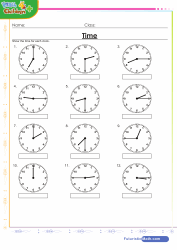 Time 15 Minutes Past On Clocks