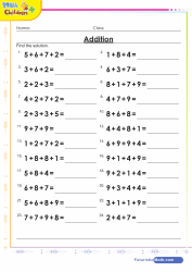 Addition Multi Operations