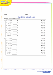 Addition Matchup Exercise 2