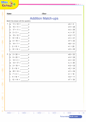 Addition Matchup Exercise