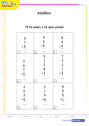 Addition of 3 and 4 Numbers