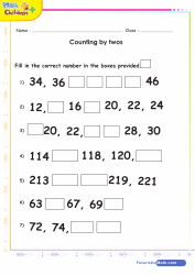 grade 2 math worksheets number patterns