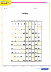 Counting Upto 100 Missing Numbers