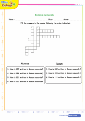 Roman Numerals Puzzle