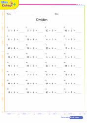 Division Sheet 1