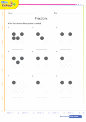 Fractions of Dots