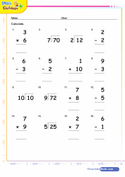 Mixed Operations 3