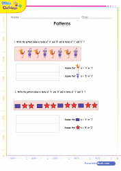 Patterns with Pictures and Letters