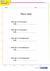 Place Value Number Word Problems