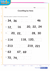 Counting Pattern By Twos