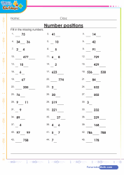 Number Positions