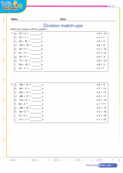 Division Match Ups