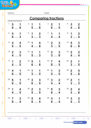 Fractions Comparisons