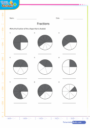 Fractions Shown with Pictures