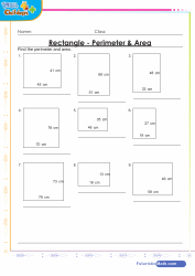 Areas and Perimeter of Rectangles