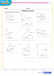 Mix Shapes Perimeter Area