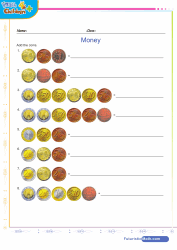 Money Euro1 Addition of Coins