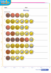 Money Euro2 Addition of Coins