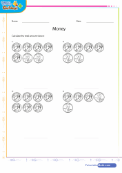 Money Penny Dime Addition of Coins