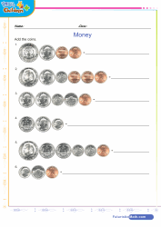 Money USD Addition of Coins