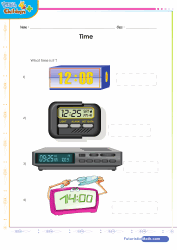 Time Electronic Clocks