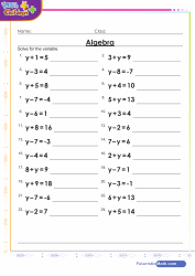 Solve For Variables