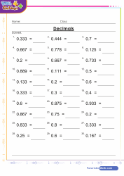 Convert Decimals to Fraction