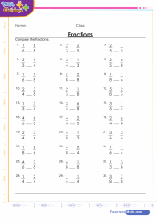 4th grade math worksheets